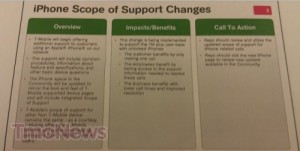 Tmobile iPhone support document Leaked document: T-mobile to support iPhone
